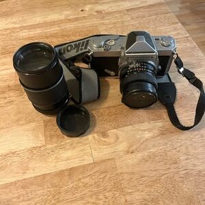 Nikon Nikkormat FT2 35mm Film SLR Camera With Lenses Not Working